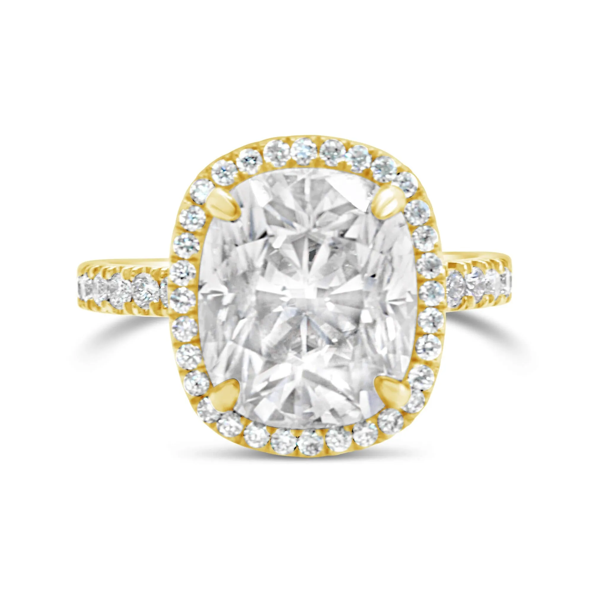 Jaymi | Elongated Cushion Moissanite Engagement Ring