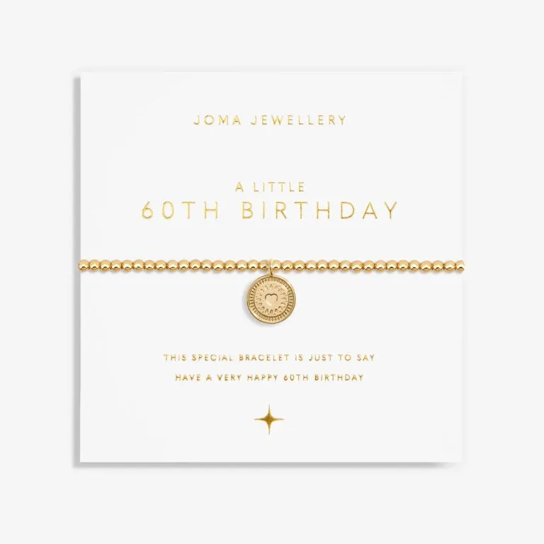 Joma A Little Gold 60th Birthday Bracelet
