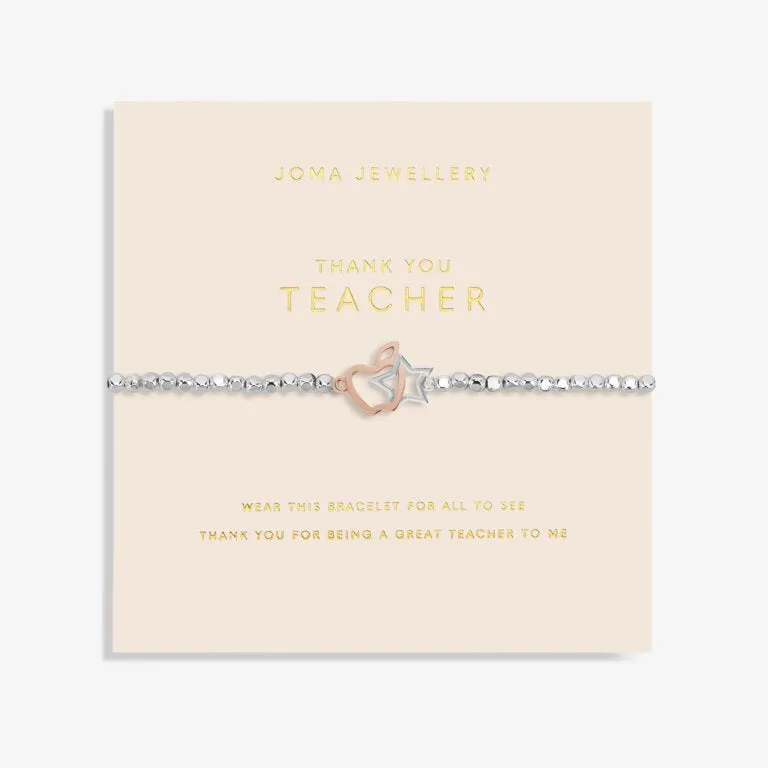 Joma Forever Yours Thank You Teacher Bracelet
