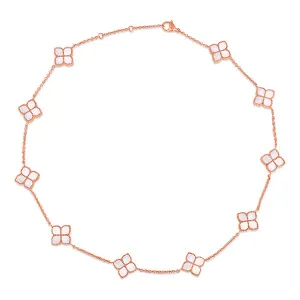Joory / Choker Necklace Pearl Rose Gold