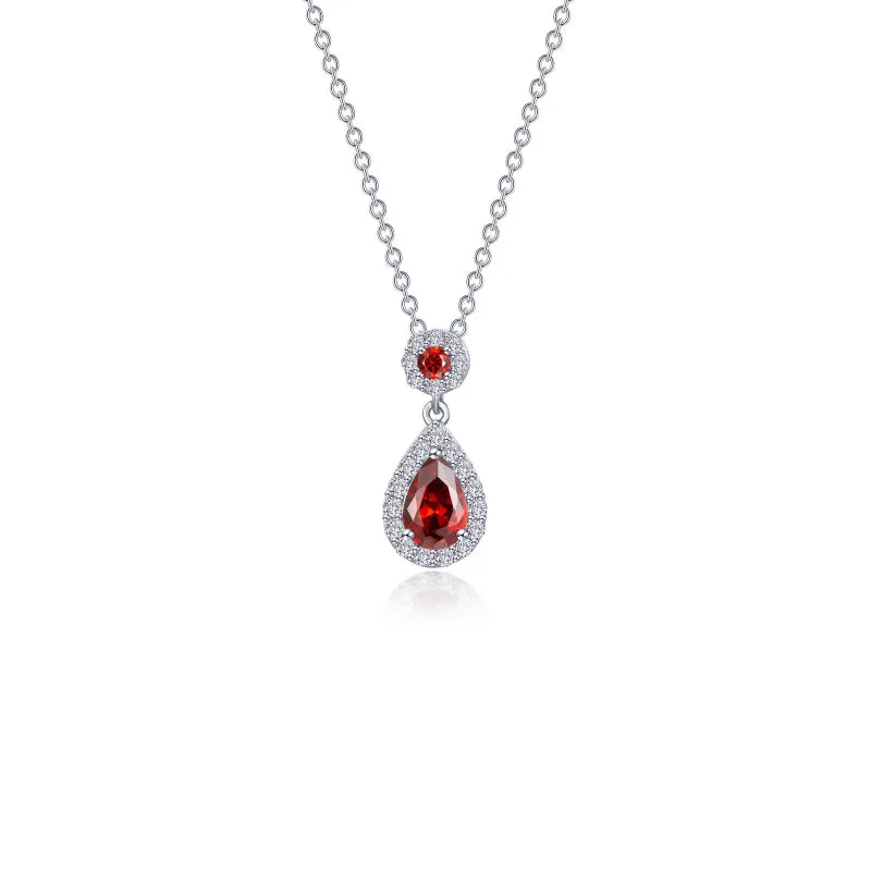 Lafonn Oval Halo Necklace