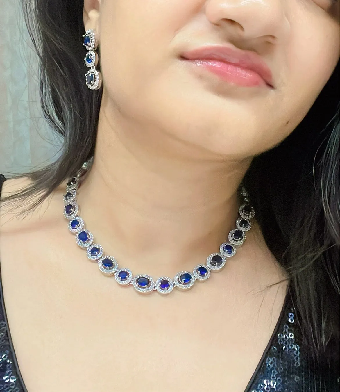 Laila AD Necklace Set