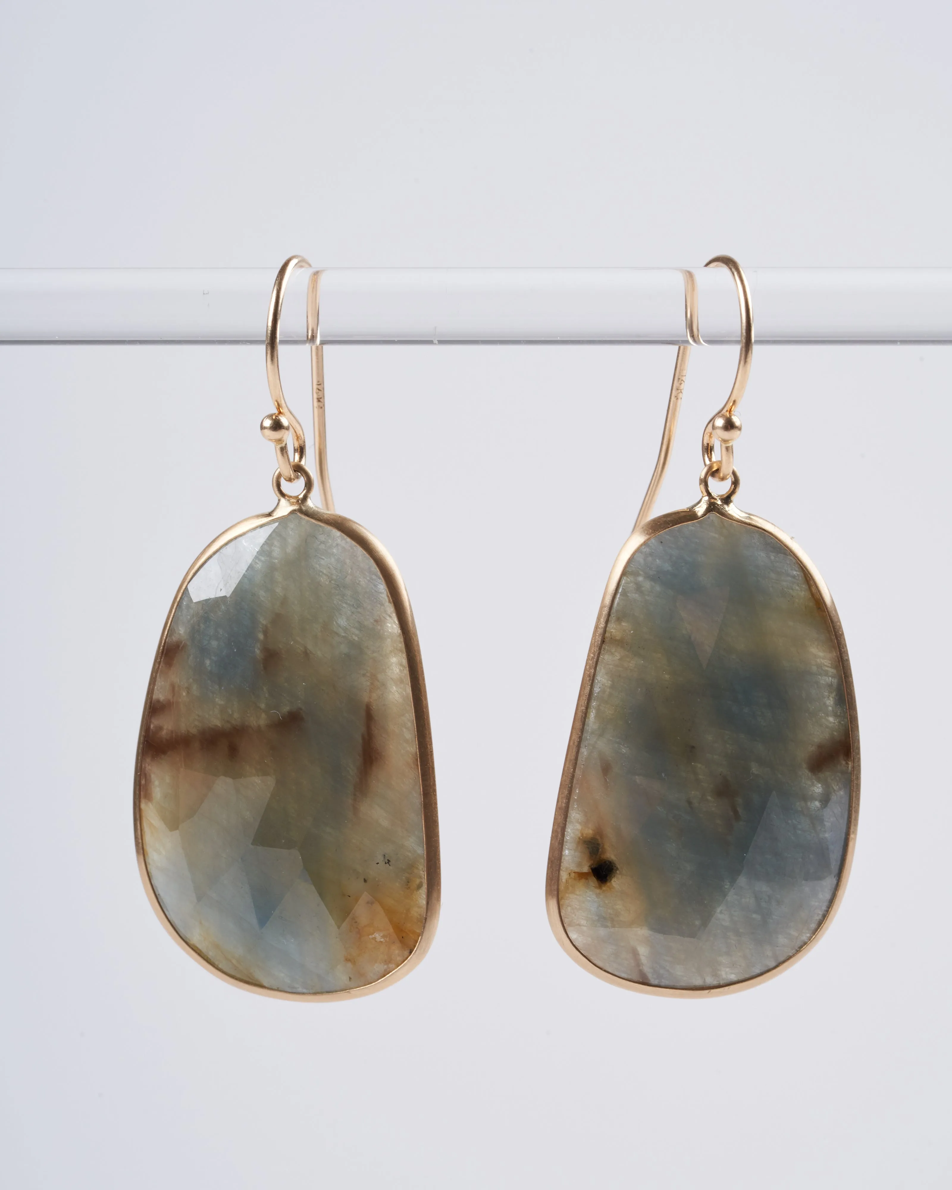 large green sapphire earrings