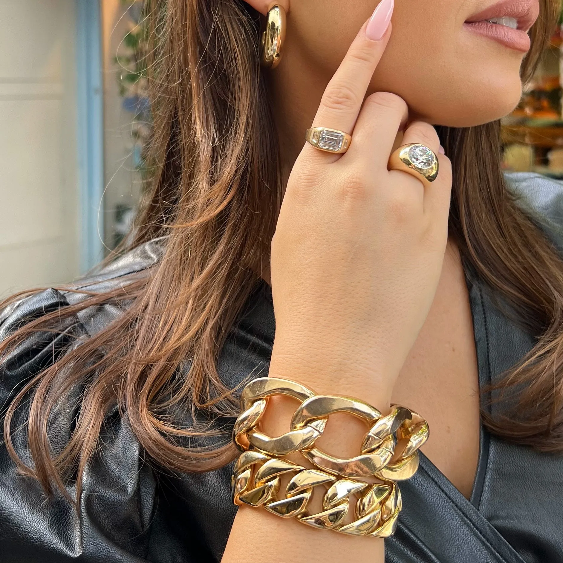 Large Link Bracelet