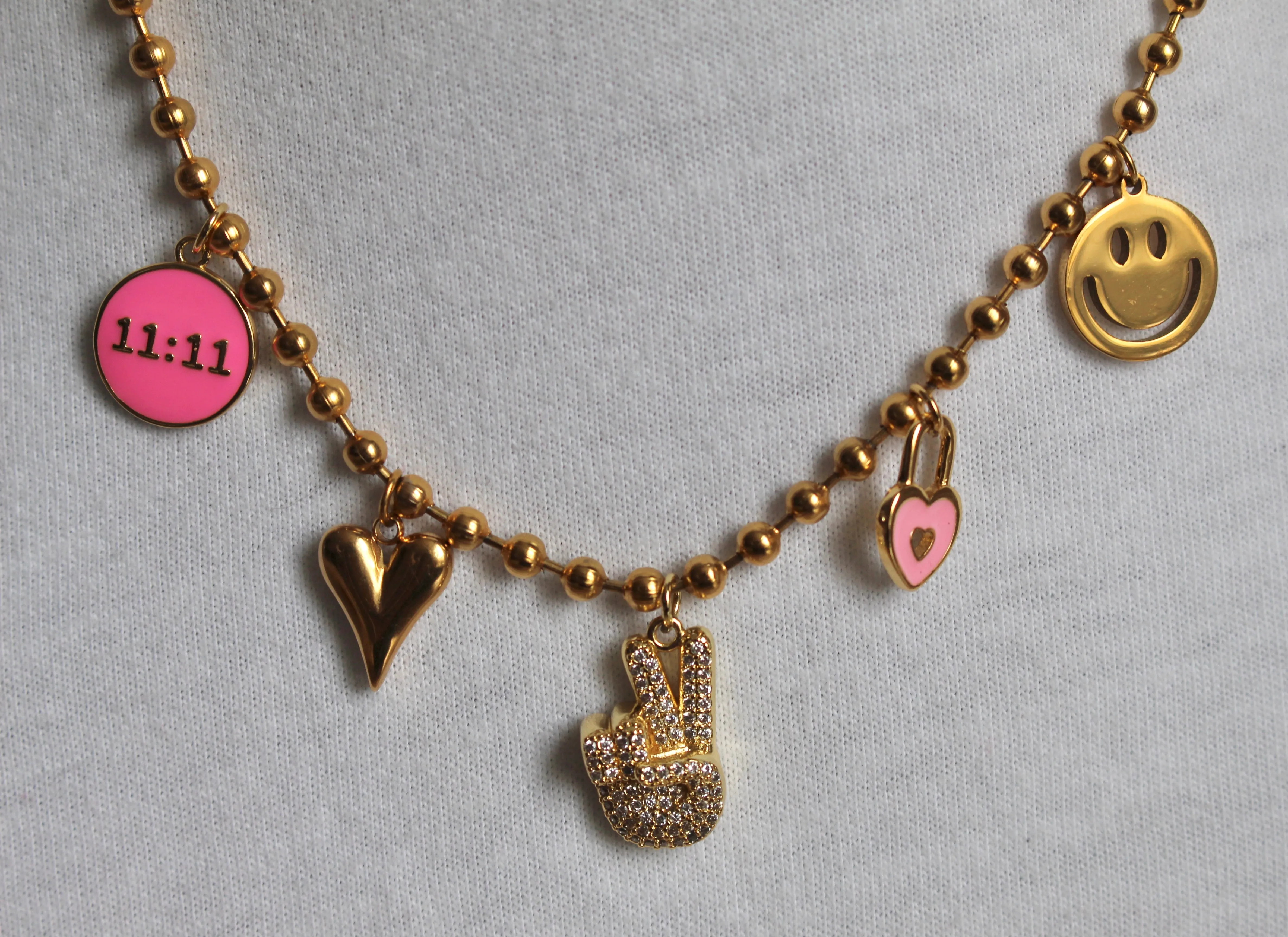 Large Peace Charm
