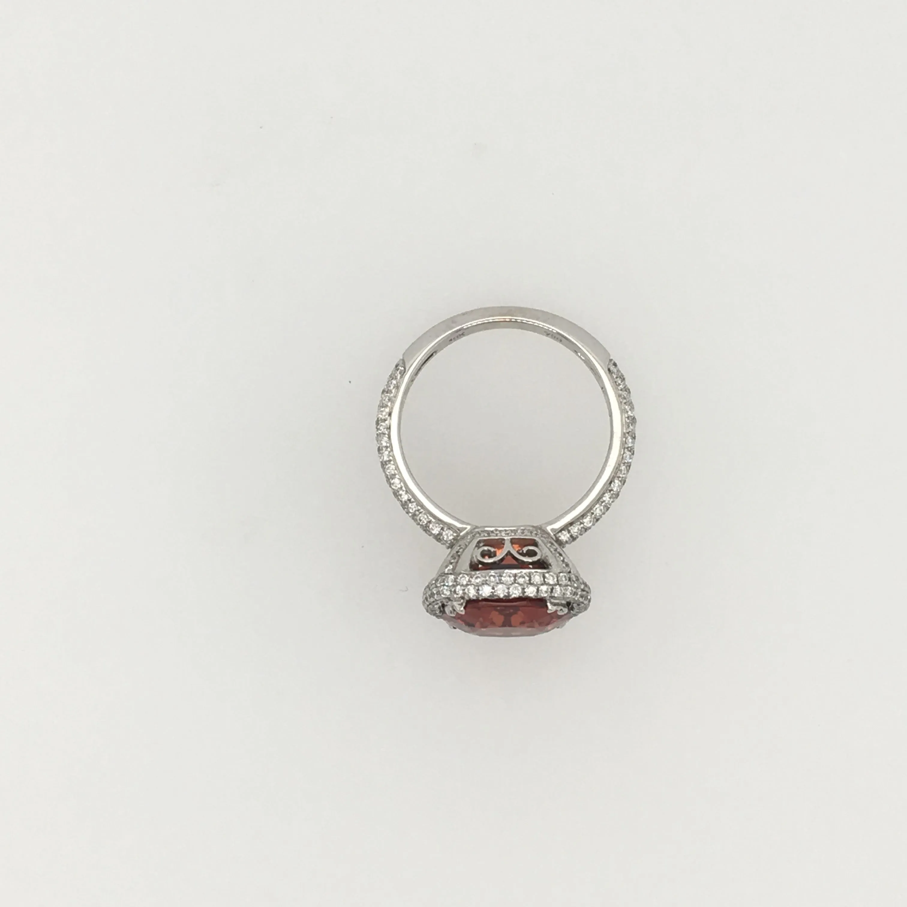 Le Joaillier Collection Mandarin Garnet & Diamond Ring