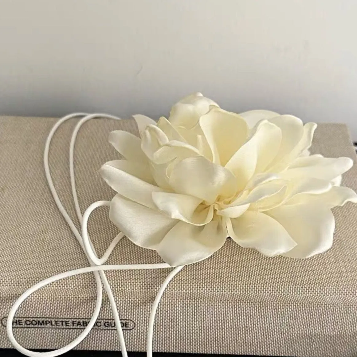 Linea Big Flower Corsage Chocker Necklaces - 4 Colors