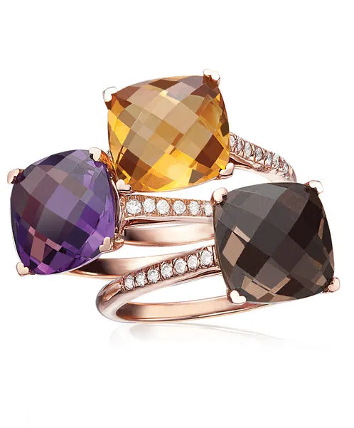 Lisa Nik Amethyst Ring