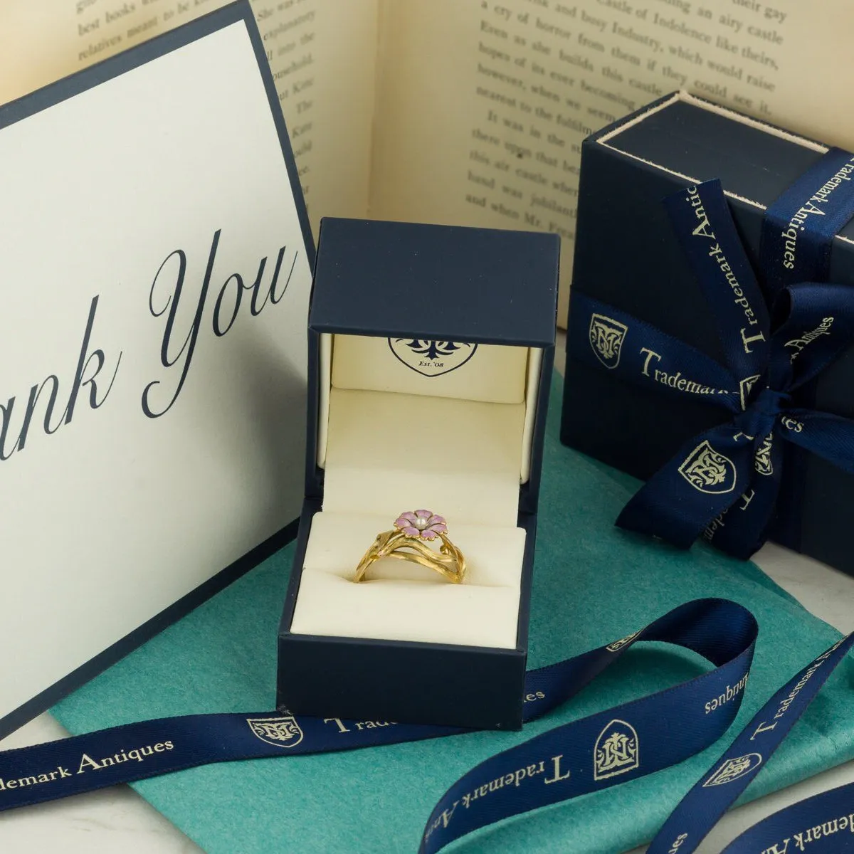 Lovebirds Pendant | 14k Gold Garnet & Diamond Pendant