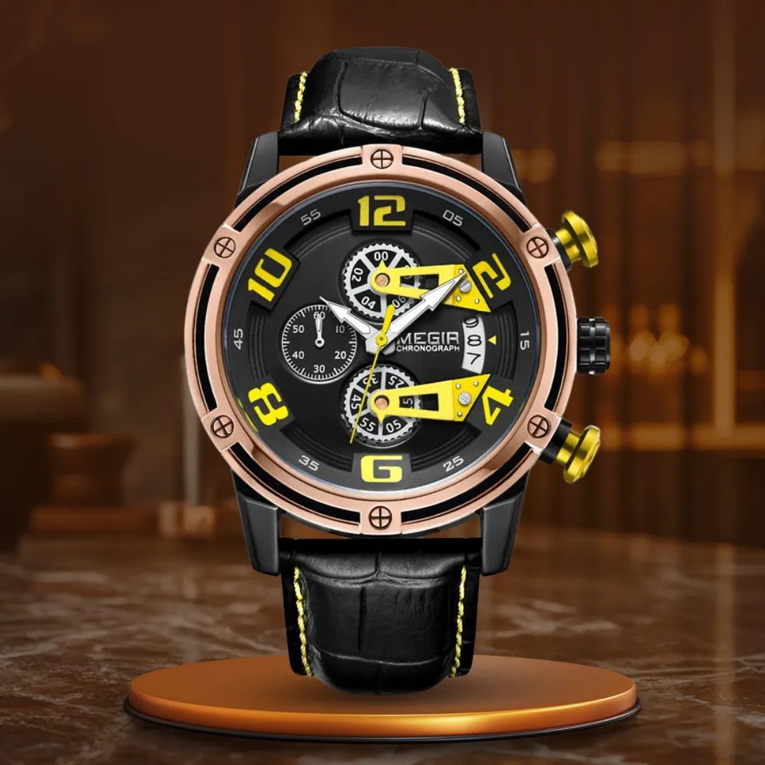 LUMINOUS QUARTZ CHRONOGRAPH WATCH