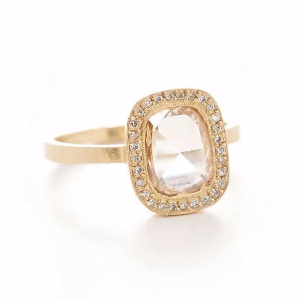 Lux Plus Rose Cut Diamond Ring