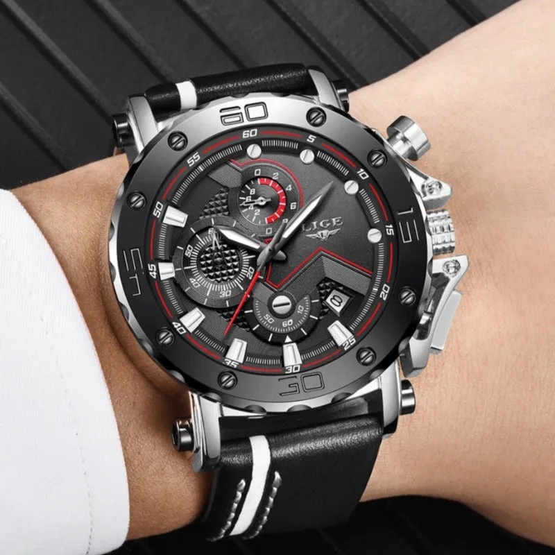LUXURY MILITARY STEEL QUARTZ WATCH | Robust elegance guaranteed