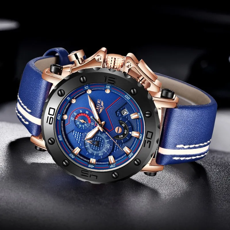LUXURY MILITARY STEEL QUARTZ WATCH | Robust elegance guaranteed