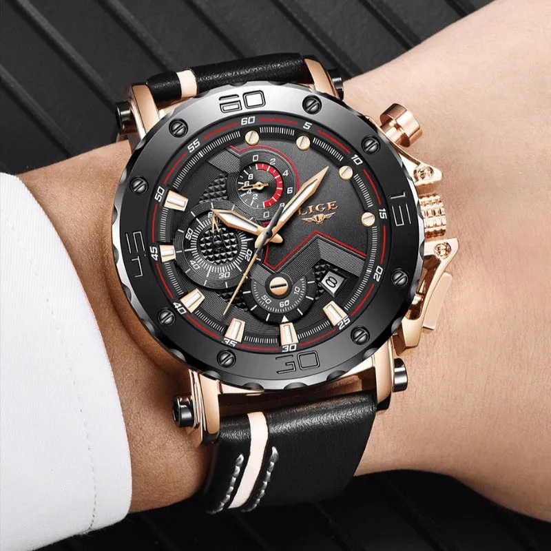 LUXURY MILITARY STEEL QUARTZ WATCH | Robust elegance guaranteed