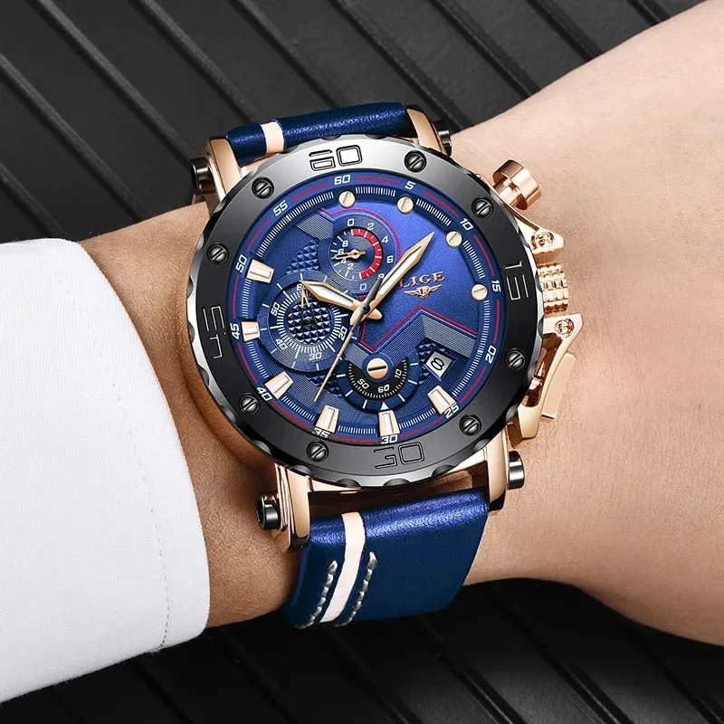 LUXURY MILITARY STEEL QUARTZ WATCH | Robust elegance guaranteed