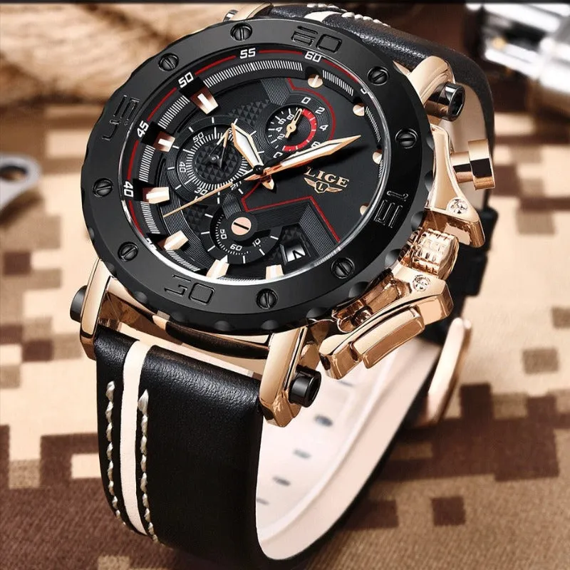 LUXURY MILITARY STEEL QUARTZ WATCH | Robust elegance guaranteed