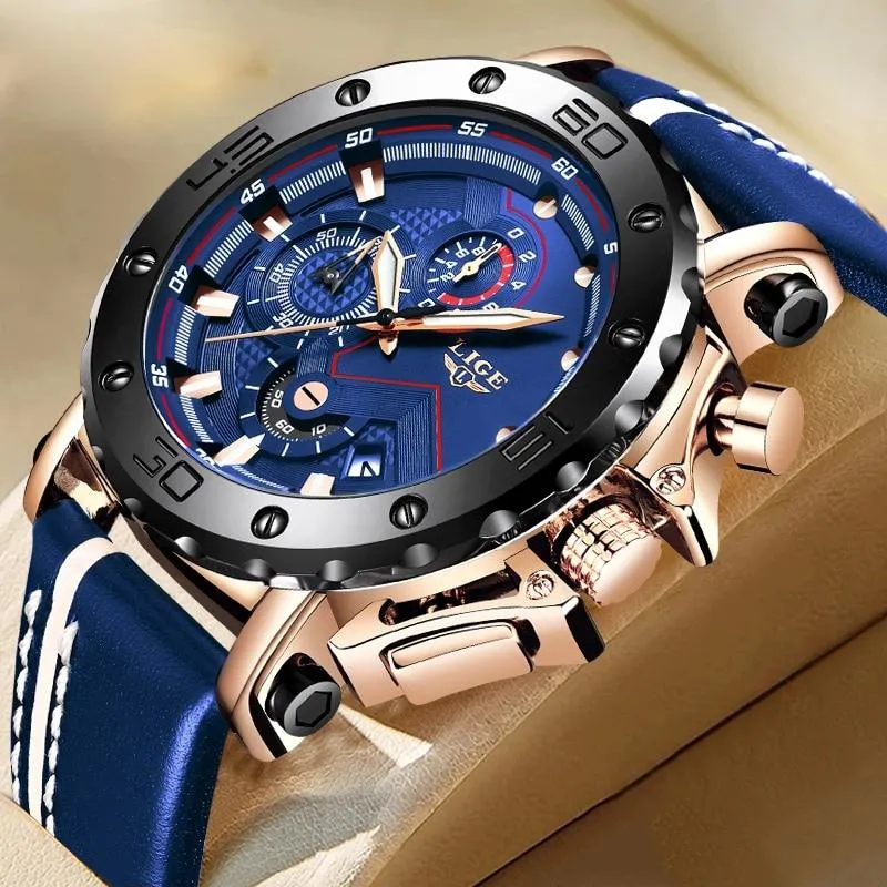 LUXURY MILITARY STEEL QUARTZ WATCH | Robust elegance guaranteed