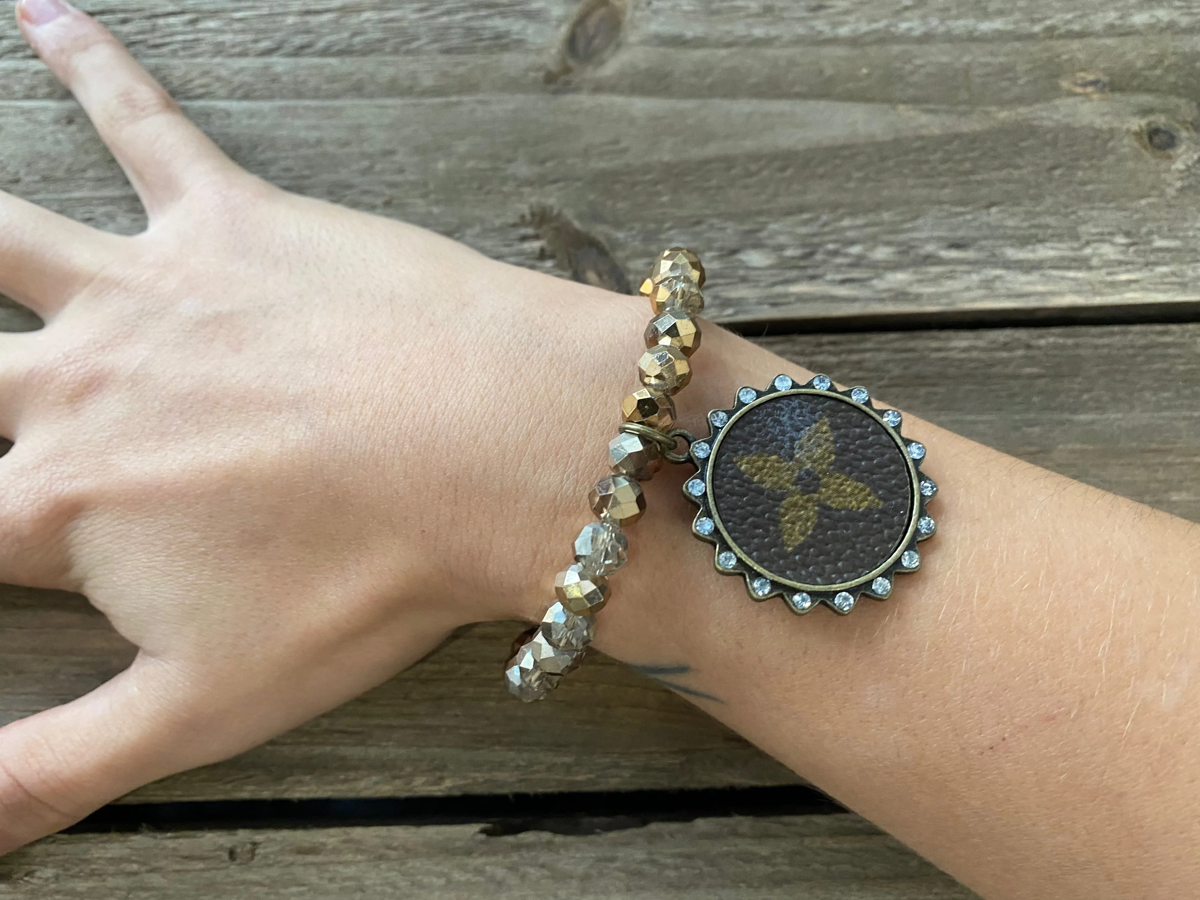 LV Beaded Braceletes