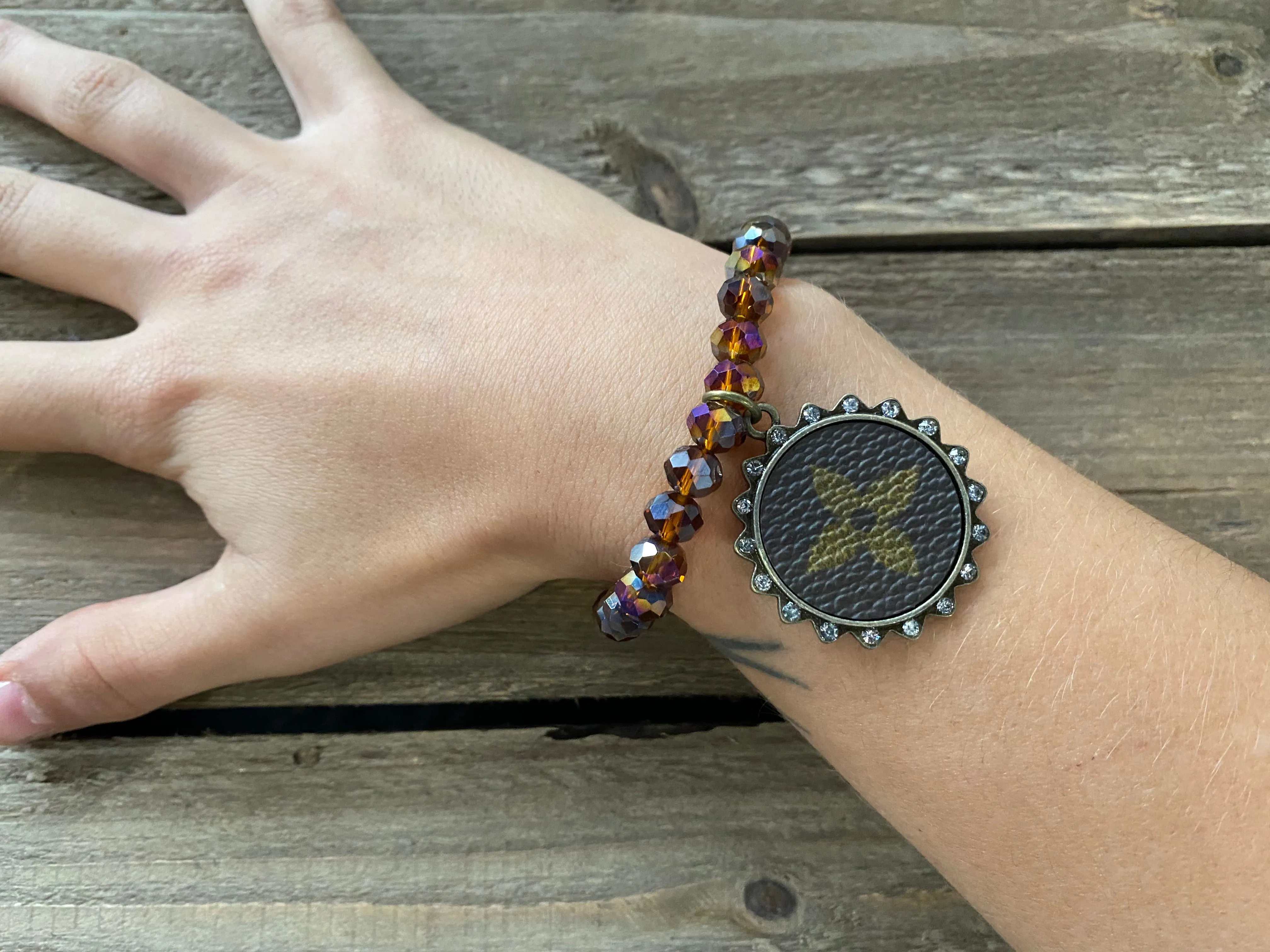 LV Beaded Braceletes