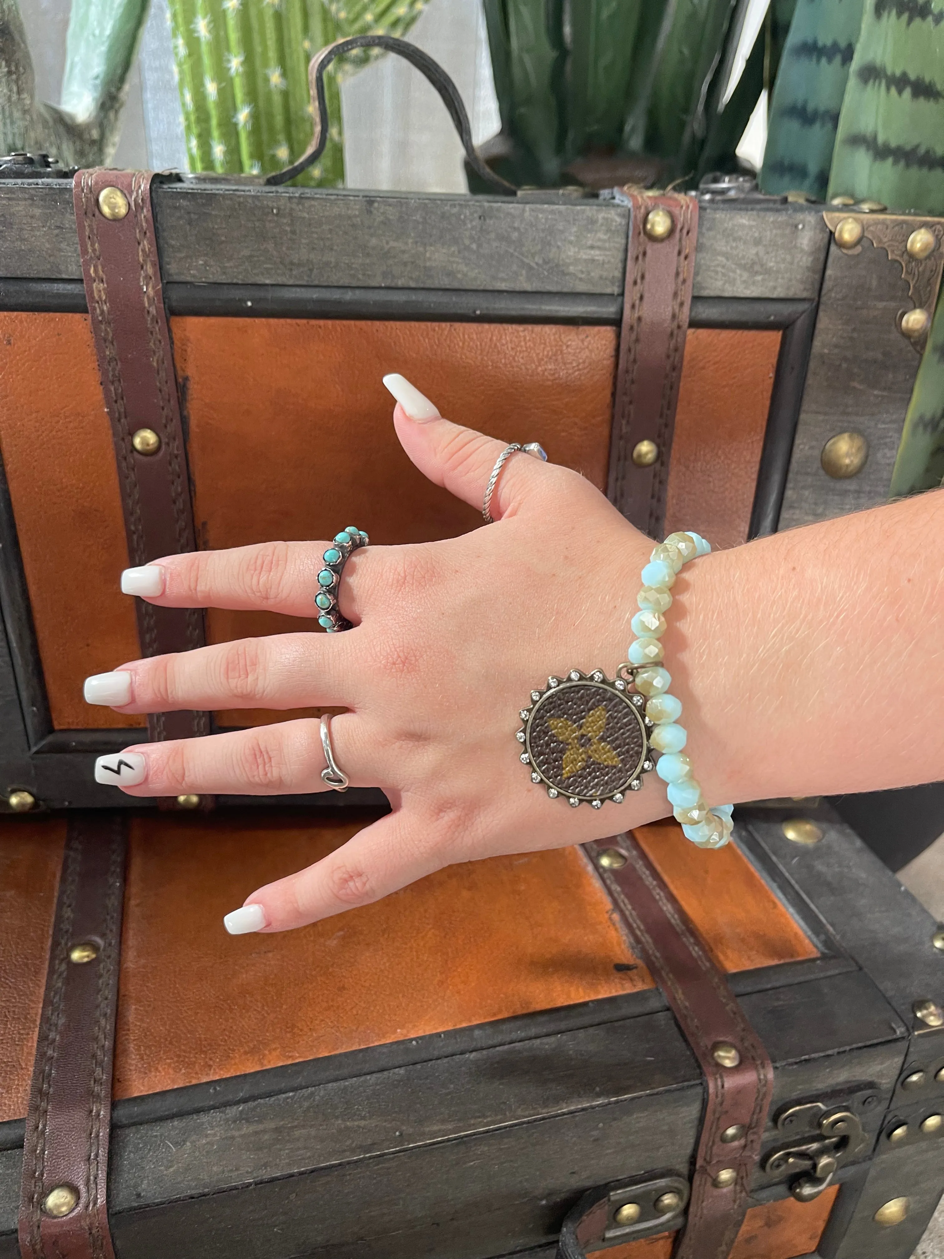 LV Beaded Braceletes