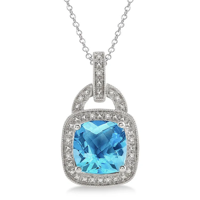 Majestic Gemstone & Diamond Necklace