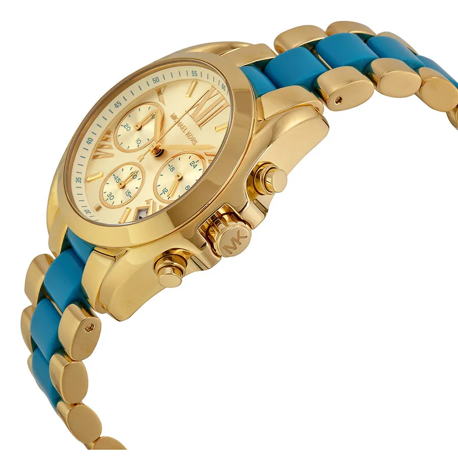Michael Kors Bradshaw Chronograph Champagne Dial Ladies Watch MK5908