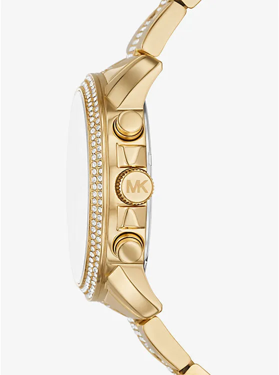 Michael Kors Brynn Ladies Gold-Tone Chronograph Watch
