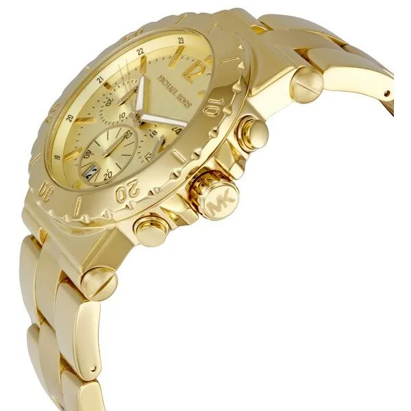 Michael Kors Chronograph Quartz Champagne Dial Ladies Watch MK5313