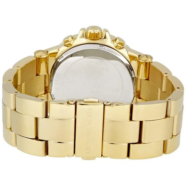 Michael Kors Chronograph Quartz Champagne Dial Ladies Watch MK5313