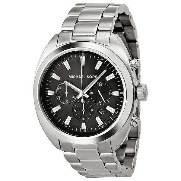 Michael Kors Dean Chronograph Black Dial Stainless Steel Men's Watch MK8270