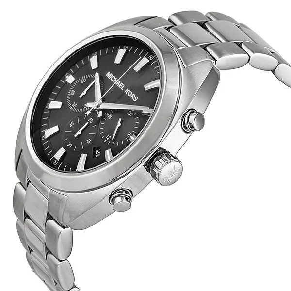 Michael Kors Dean Chronograph Black Dial Stainless Steel Men's Watch MK8270