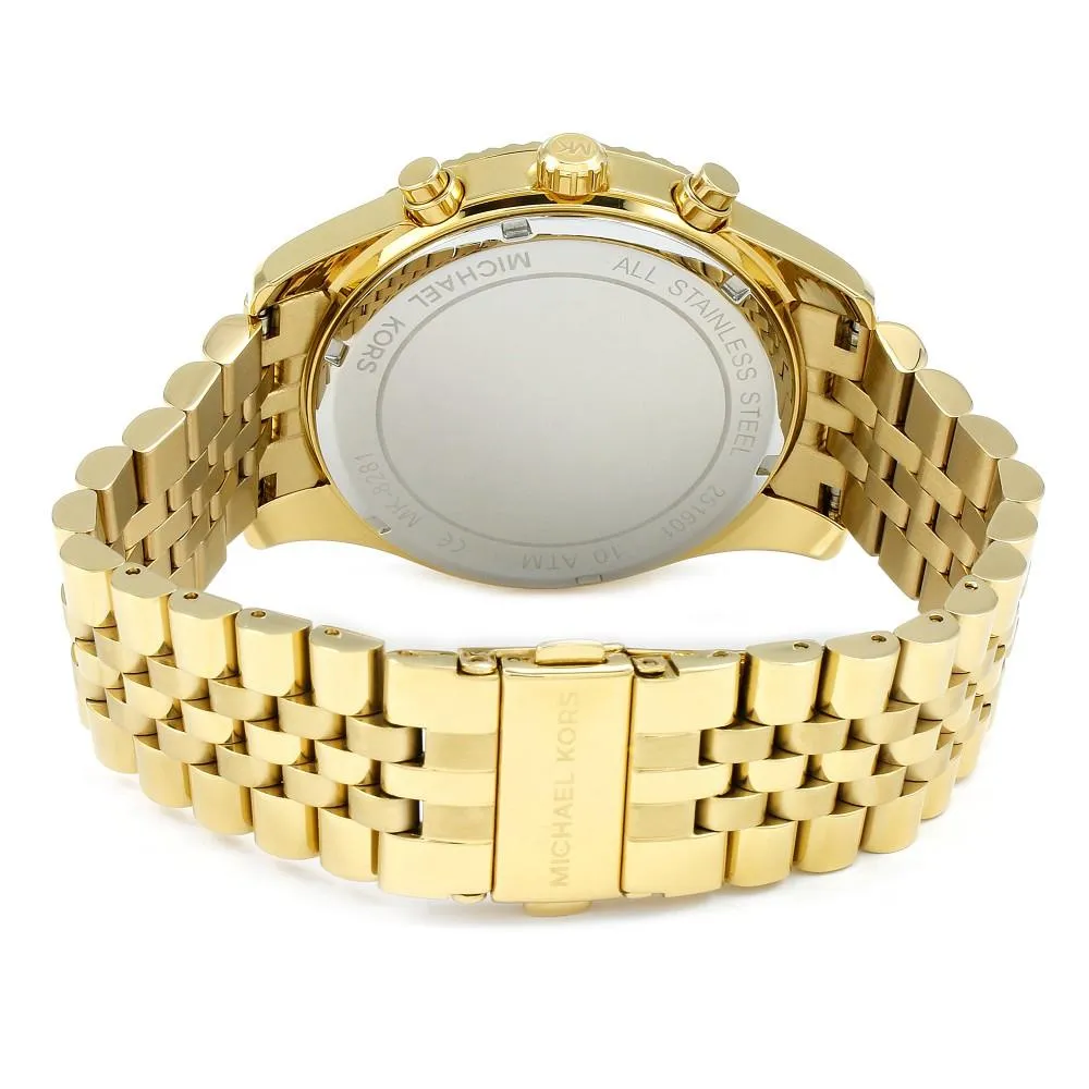 Michael Kors MK8281 Lexington Chronograph Champagne Dial Men's Watch