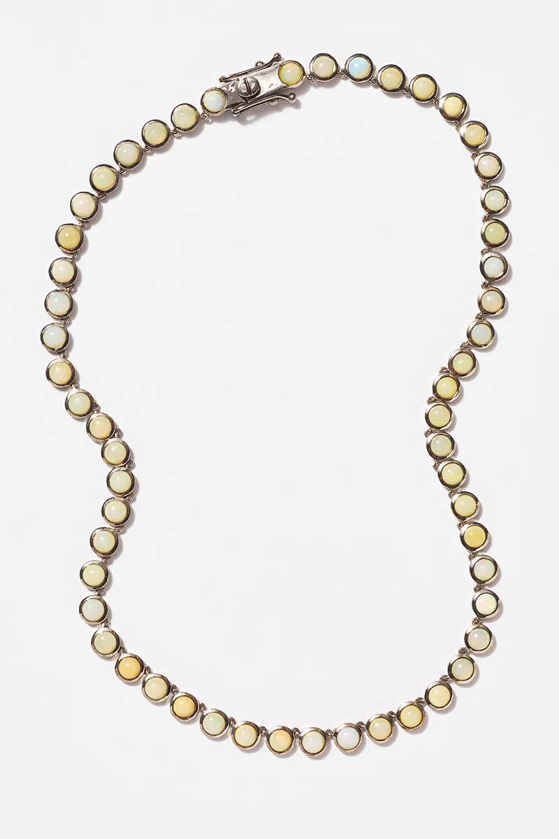 Mini Dot Rivière Necklace - Ethiopian Opal