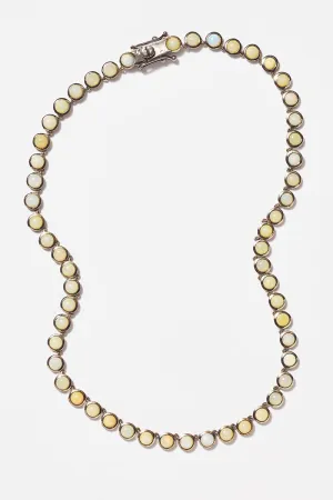Mini Dot Rivière Necklace - Ethiopian Opal