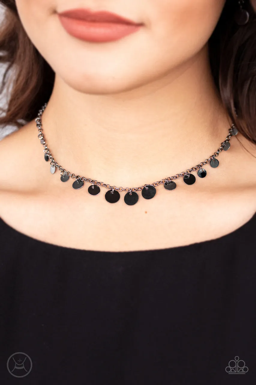 Minimal Magic Black Paparazzi Choker Necklace