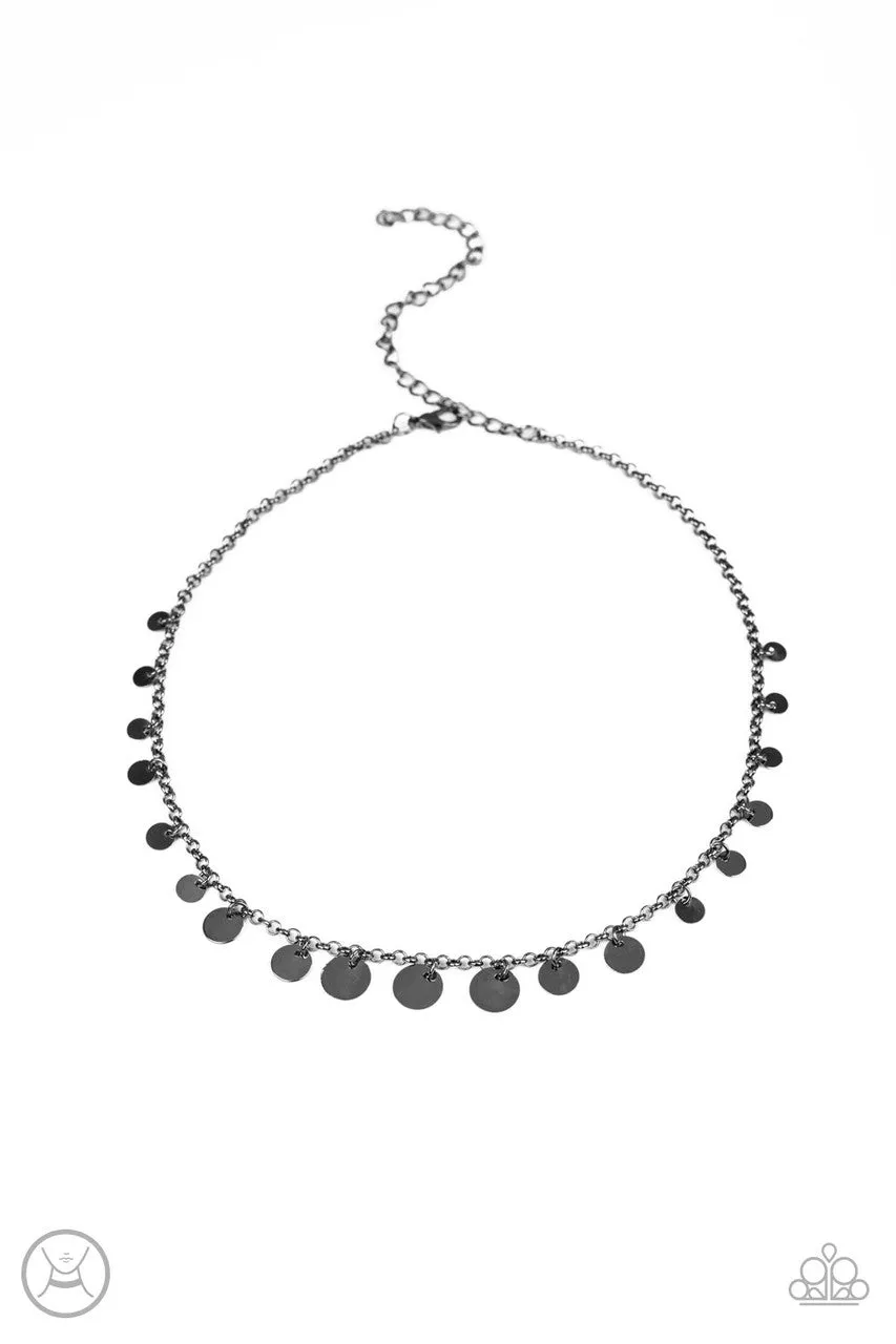 Minimal Magic Black Paparazzi Choker Necklace