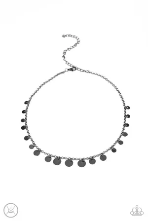 Minimal Magic Black Paparazzi Choker Necklace