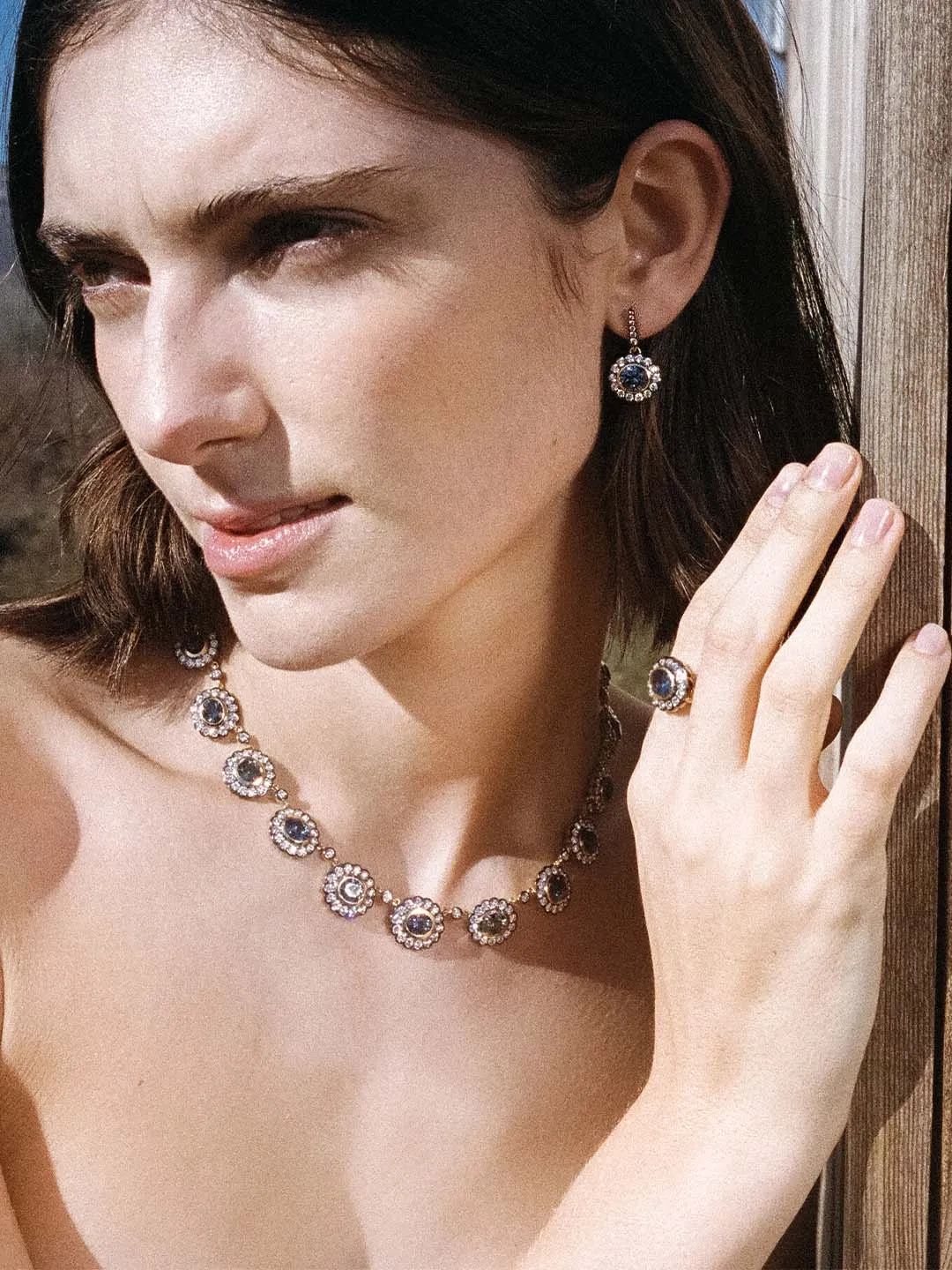 Montana Sapphire Alexandra Earrings
