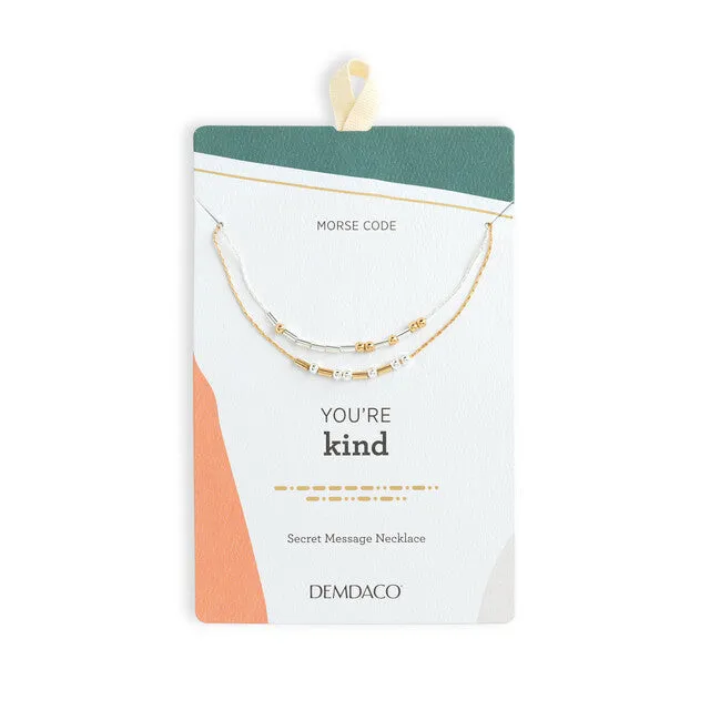 Morse Code Necklaces