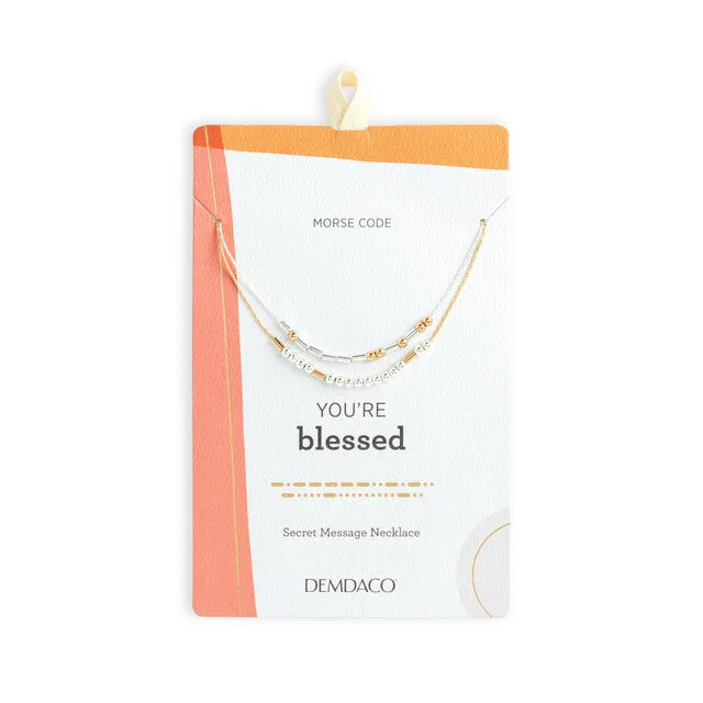 Morse Code Necklaces