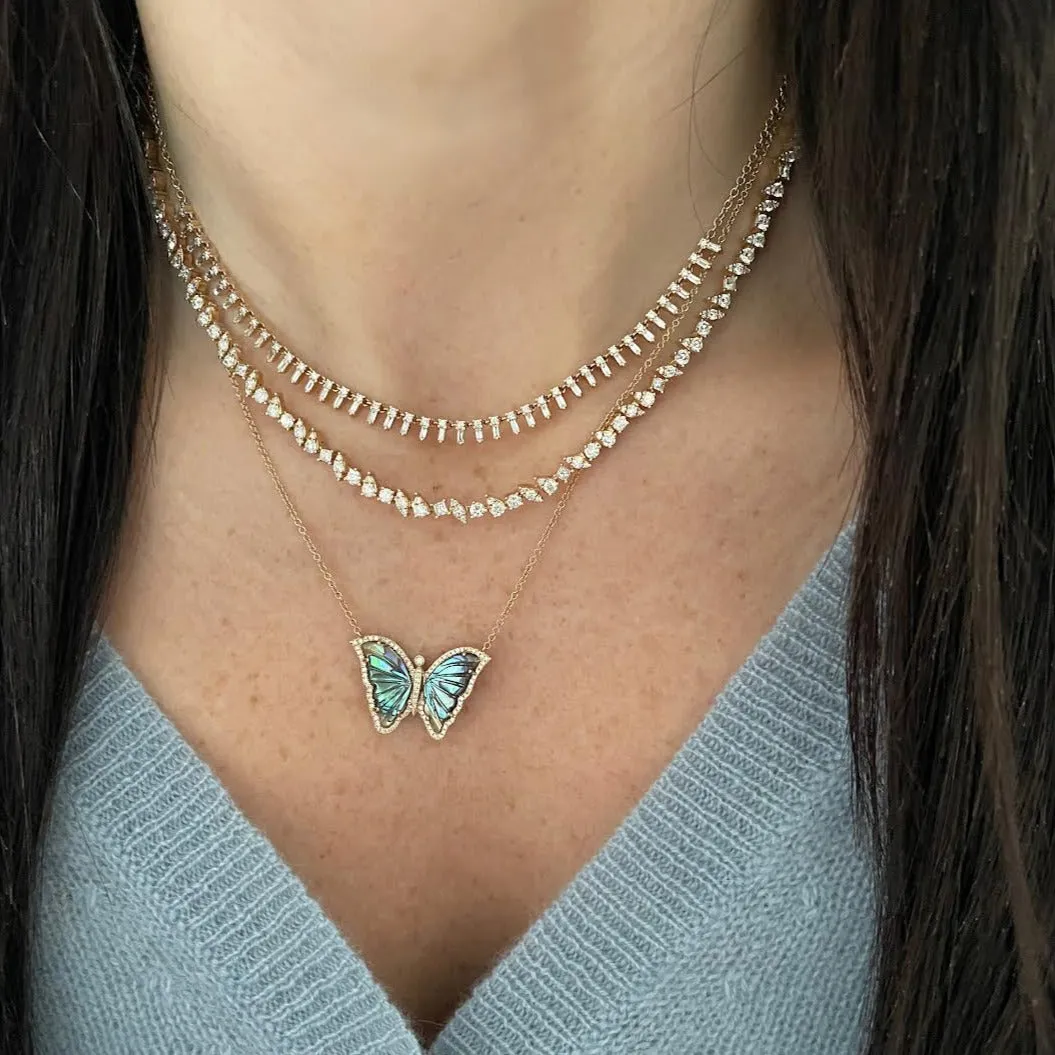 Multi Shape Diamond Choker