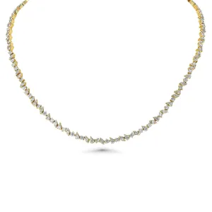 Multi Shape Diamond Choker