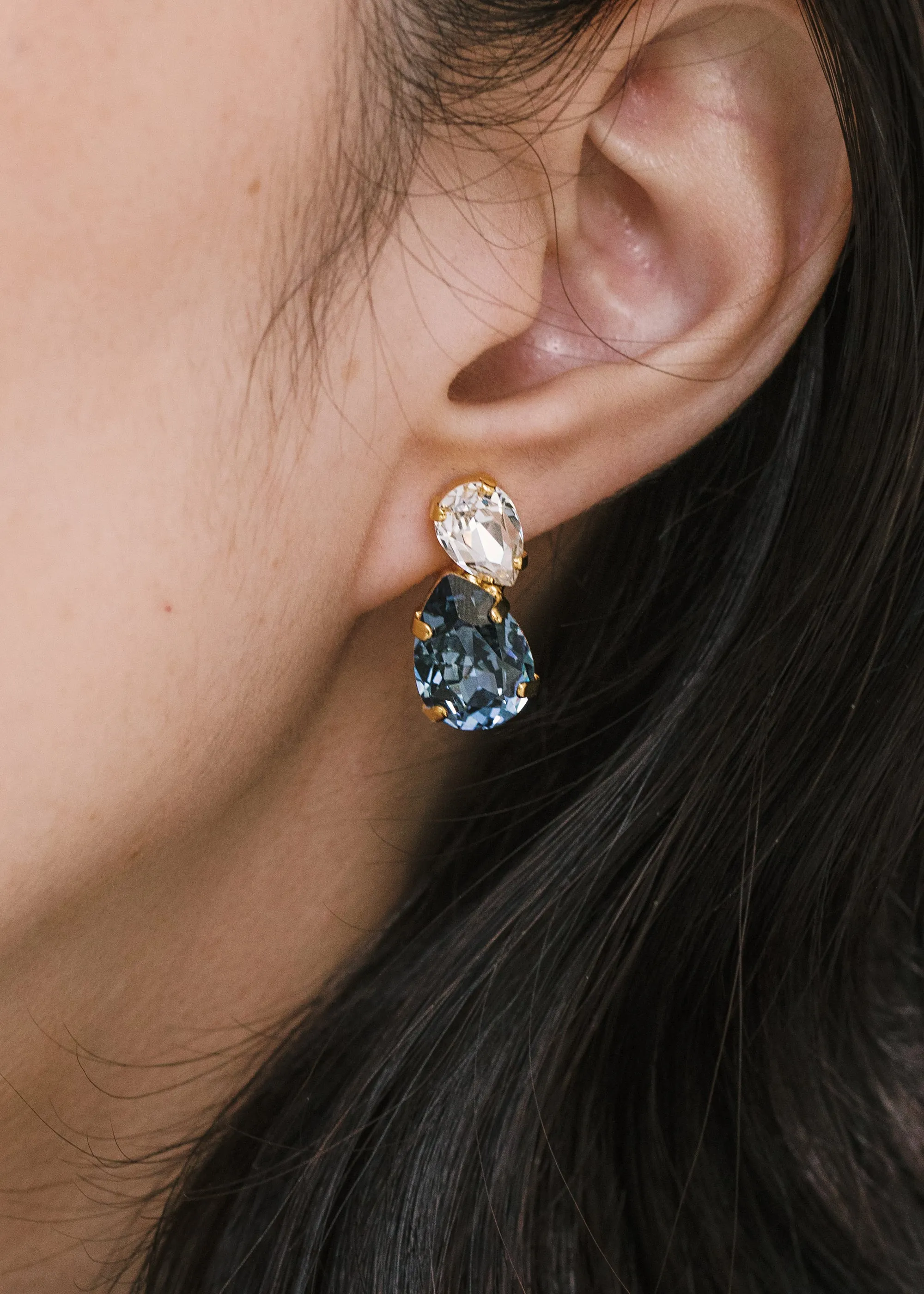 Nadia Earrings -- Sapphire