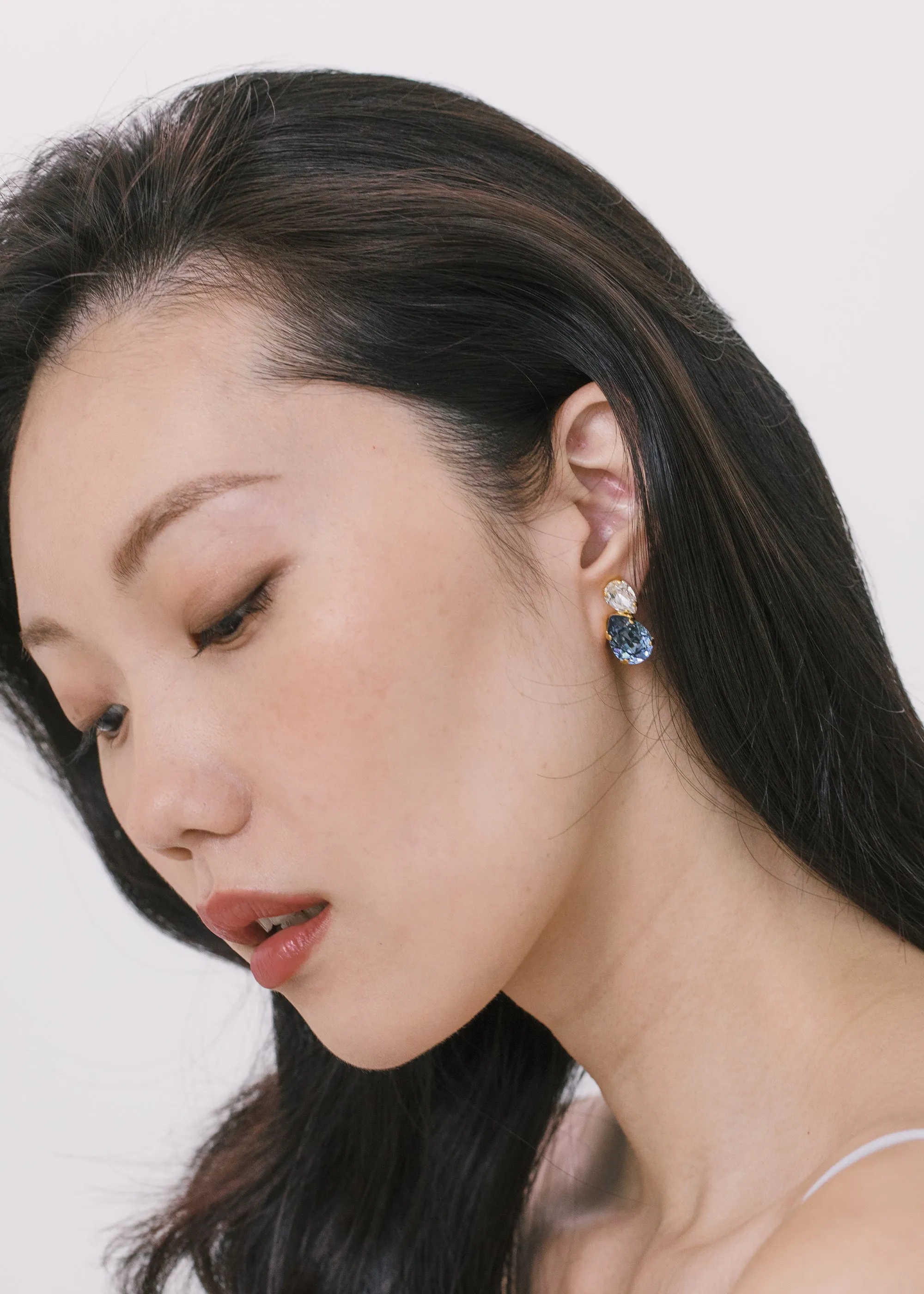 Nadia Earrings -- Sapphire