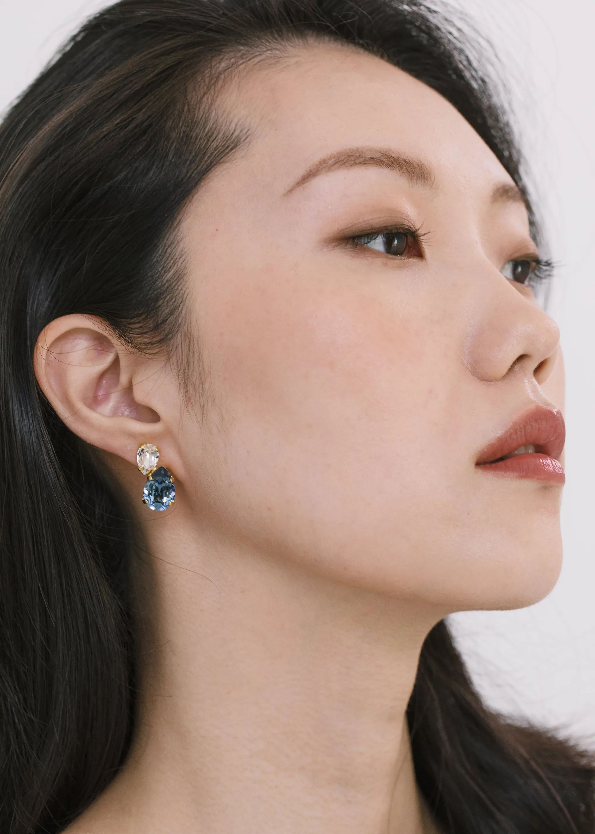 Nadia Earrings -- Sapphire