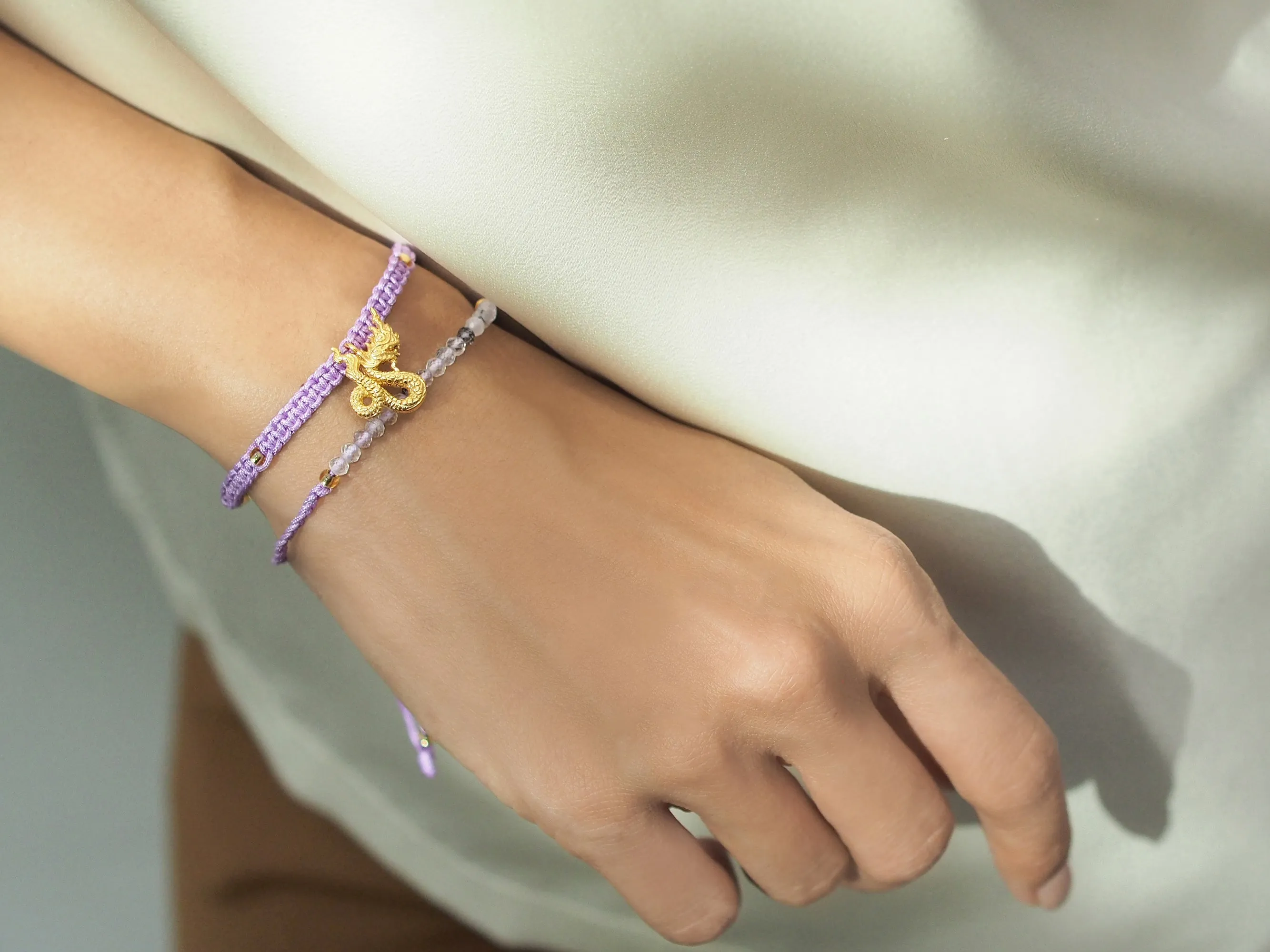 Naga Gold-Purple SET Bracelets / Favora - Lucky