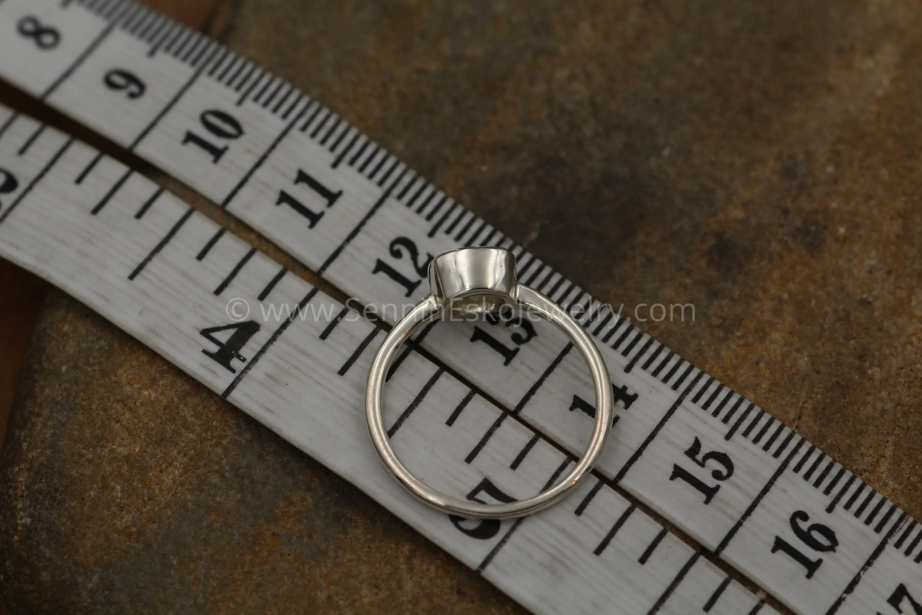 Near Colorless 6x6 Moissanite Cushion Cut Bezel White Gold Solitaire Ring - Forever One Moissanite