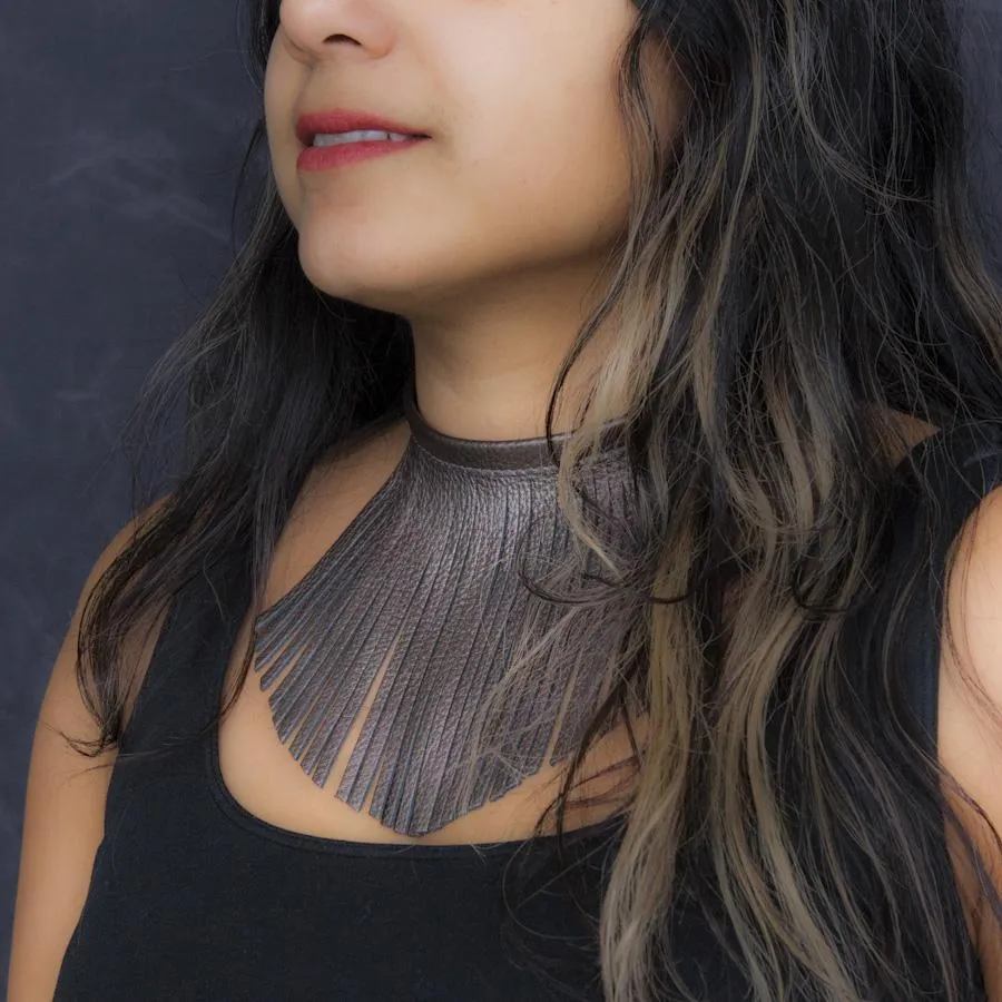 Necklaces - FRINGE CHOKER