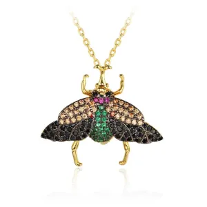 New Arrival Multiple Cubic Zirconia Butterfly Necklaces & Pendants for Women Pins Jewelry Choker Necklace
