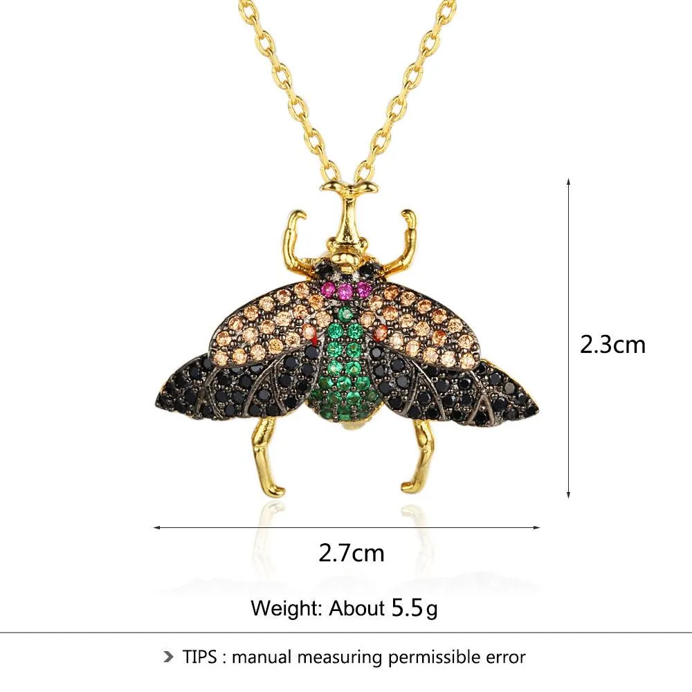New Arrival Multiple Cubic Zirconia Butterfly Necklaces & Pendants for Women Pins Jewelry Choker Necklace
